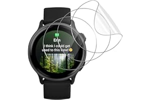 GEEMEE Screen Protector for Garmin Vivoactive 5/Vivoactive 6, Not Tempered Glass, Pack of 3 HD TPU Material Soft Film Bubble-Free Easy Installation Wet Applied Screen Protector