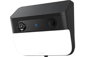 aosu 3K Caméra Surveillance WiFi extérieur sans Fil Solaire - 5MP Lampe Camera Exterieure Eclairage avec lumens Projecteur - Intelligente AI Détection de Personne/Pet Protection de clôture IP65