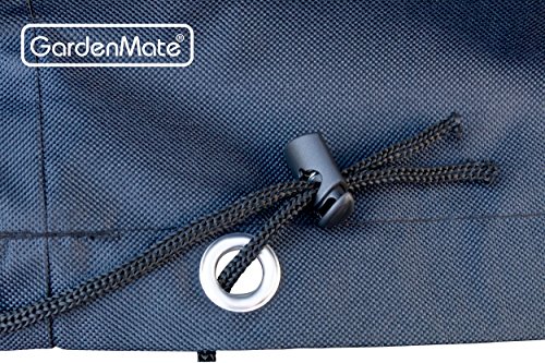 GardenMate® OXFORD Polyester Schutzhülle für Gartenstühle 65 x 65 x 80/120 cm - Premium Qualität aus hochwertigem 220GSM Oxford Polyester Material - Anthrazit