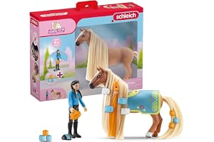 SCHLEICH 42585 Kim & Caramelo Startset, för barn från 4 år, Sofia's Beauties – Lekset, färgglad