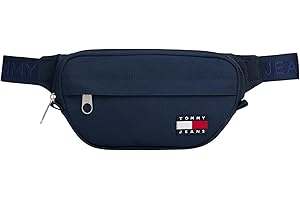 TOMMY JEANS TJM ESS Daily BUMBAG AM0AM13701 - Riñonera para Hombre, Color Negro (Negro), Talla única, Negro (Negro), Talla única, Riñonera