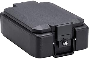 BURG-WÄCHTER Burg Wächter FP22K Fireproof A4 Document Deed Box Safe Fire Chest, Black
