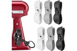 Singphere Organisateur de Fil Electrique,6 Gestionnaire de câble d'appareil électrique bobines de câbles auto adhésives pinces de câbles guides de câbles raccourcisseurs de câbles raccourcisseurs