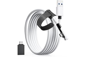 Tiergrade Link Kabel 3M Kompatibel mit Meta Quest 3/Quest 2/Pro, PICO4/Pro, High Speed PC Datenübertragung mit 5Gbps, USB3.2 gen1 zu USB C Kabel Zubehör für VR Headset und Gaming PC