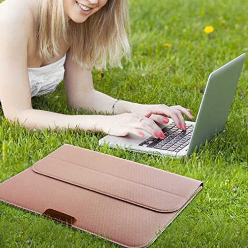 Morecoo Macbook 12 Zoll Laptop H  lle  Eine Hohe Qualit  t Tasche f  r Macbook Retina  12 Zoll  Rosa 