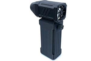 CARPANGO Mini-Turbo-Jet-Ventilator, 32 mm großer Motor, Turbo Violent Fan, 110000 U/min Jet Blower, TYP-C Wiederaufladbar, 11-12W RPM 12,6 x 4,5 x 3,2 cm