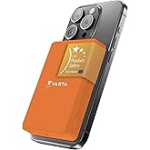 VARTA Power Bank 5,000mAh, powerbank magnetico, Mag Pro Power on Demand, caricabatterie portatile con USB C, compatible con