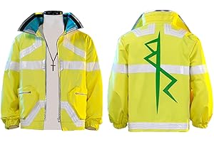 SHIKI Unisex Edgerunner David Martinez Cosplay Costume Men Fashion Anime Cyberpunk Jacket Motorcycle Coat Halloween Outfit