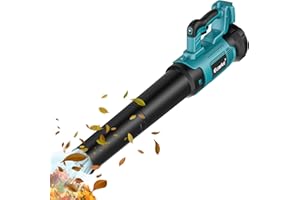 Ecarke Souffleur sans Fil pour Makita 18V : 500CFM avec Moteur sans Balais, Bouton de Verrouillage et 6 Vitesses Réglables pour Jardin et Entretien des Pelouses, Vitesse du Vent 150MPH (Sans Batterie)