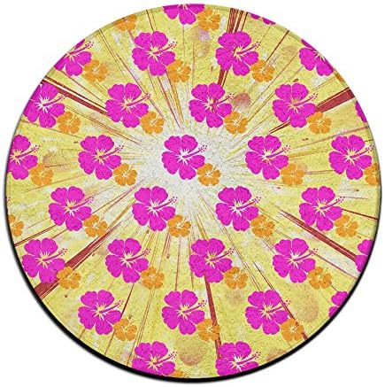 Hawaiian Flower Aloha Doormat Entrance Mat Floor Mat Rug Indoor/Outdoor/Front Door Mats Non Slip