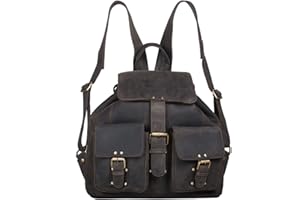 STILORD 'Larissa' Vintage plecak skórzany damski plecak rêczny plecak skórzany plecak rêczny DIN A4 City Shopping Daypack Zwi±zek Szkolny