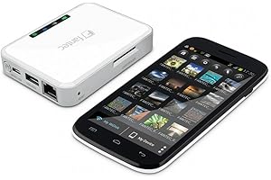 ‎FANTEC FANTEC MWiD25-DS Mobile WLAN Docking Station (RJ45 und USB 2.0 Host Anschluss, SD Karten Slot, interner Akku, mobiler Akku, Kopierfunktion, Multi-Plattform für Android, iOS, Windows, Mac OS, Linux)