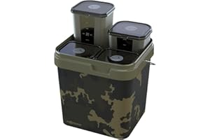 Korda Carp Fishing Kontainer System Complete With 4 Kontainers 17L KBU004