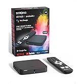 STRONG SRT420 Streaming Box Android TV, DVB-T 4K UHD, 2GB RAM + 8GB Memoria, Wi-Fi 5, Bluetooth BLE 5.0, HDR10+, Nero