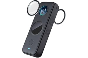 Hensych Protezione per obiettivo per fotocamera panoramica Insta360 ONE X2, protezione adesiva per obiettivo per fotocamera sportiva Insta 360 One X2