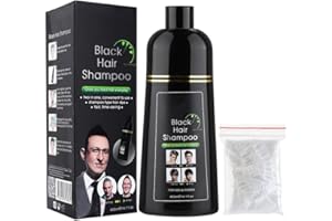 Hocossy Shampoo Tintura Capelli Uomo & Donne, Shampoo Colorante Capelli Capelli Grigi, Shampoo Organico Naturale Per Tingere I Capelli Capelli, Copre Istantaneamente I Grigi Essenza Vegetale, 500ml