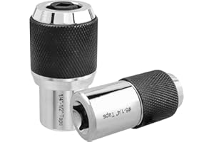 Mesee 2-Piece Adjustable Tap Socket Set, 3/8" Drive Socket Adapters Holder with Adjustable Jaws, Extractor Tool for Thread Taps, Reamers, Screw Extractors