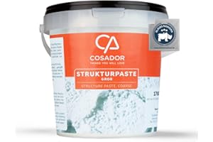 COSADOR THINGS YOU WILL LOVE - 1,7kg Strukturpaste Leinwand (grob) - hochwertige Strukturpaste für Acrylmalerei - einfärbbare Spachtelmasse Acrylmalerei - Made in Germany, ST10002
