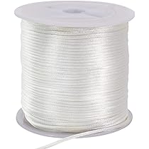 Cordon Nylon Satiné Arc-en-Ciel - 1,5mm X 55m - Pour Bijoux, Macramé, Bracelets, Loisirs Créatifs