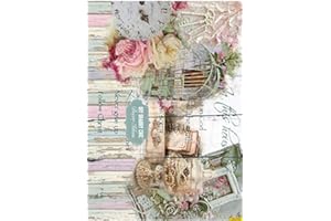 CADENCE HOBBY PAINTS Papel de Arroz Cadence Shabby Chic 30x41cm. Ref. 334