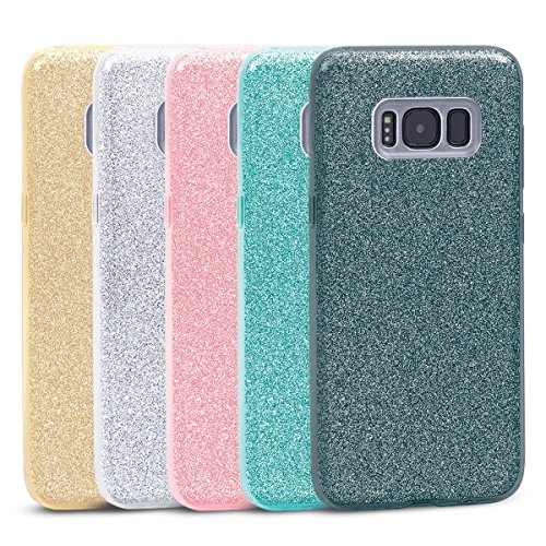 Funda Samsung Galaxy S8 Plus  6 2 Pulgadas  XY-shell Carcasa Silicona  Ultra fina   Anti-choques  Elegante y Brillante Funda de Samsung Galaxy S8 Plus 2017 para Mujer Guapa Rosa 