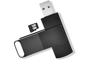 YIKO Grabadora de Voz Digital de 128 GB, 3072 kbps, grabadora de Voz con reconocimiento de Voz y grabación de un Solo Toque, Dispositivo de grabación de Audio Profesional para conferencias, reuniones