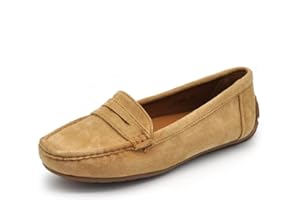 IF Fashion Scarpe Mocassini Slip On Loafers Morbidi Donna con Strass Pietri Camoscio Scamosciato FT245