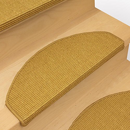 15 x Teppich Stufenmatten Treppenstufen 100% Sisal Natur - 3