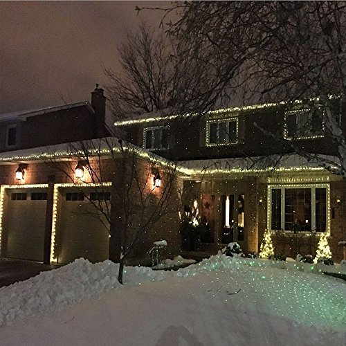 RUICHEN(TM) 133Ft/40M 400 LEDs Lichterkette dimmbare LED-Lichterkette,400 LEDs silberdracht Lichterkette mit Mehrfunktion Remote Controller Fernbedienungen für Weihnachten, Hochzeit, Partys(warmweiss) - 7