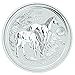 Produktbild 1 Unze Pferd Silbermünze Australien Lunar II 2014 "Privy Mark Löwe" 1 oz silver coin