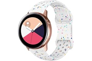 FYISWHO Oddychający pasek do zegarka Garmin Venu / Venu 2 Plus / Venu Sq / Vivomove 3 / Vivomove Sport / Style / Luxe HR, 20 mm silikonowy sportowy pasek zastępczy do Garmin Vivoactive 5 / Vivoactive 3