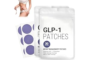 Dabacc GLP-1 Weight Loss Patches, 60pcs Slimming Patch, Natural Ingredients Patch, Fat Burning Patches for Belly & Waist, Gentle and Soothing for Women