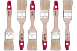 HARDY WORKING TOOLS Cepillos planos 35 mm A0200-360615 - [Serie 36] - Rojo - Juego de 6