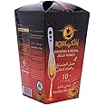 Al-Malaky Royal AL MALAKY Ginseng Honey Spoons, Free from Preservatives, 100% Pure & Natural Honey - 10 Pieces (Sider with Ginseng & Royal Jelly)
