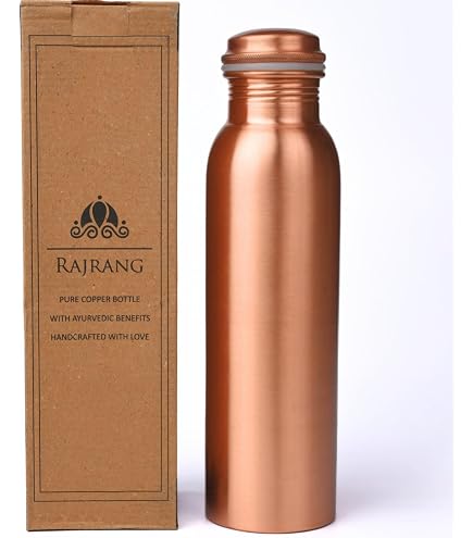 Bottiglia in Rame Inciso 900ml - Ananda Deva