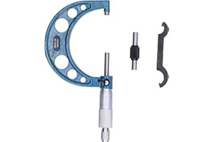 Cocoarm Micrometer 25-50mm 0-25mm 50-75mm 75-100mm Outside Micrometer Stainless Steel High Accuracy Thickness Measuring Instrument, Accuracy: 0.01mm (50-75mm)