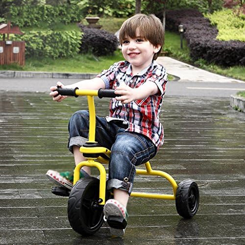 Convenient Children tricycle, bicycle  baby child Baby carriage 2-6 years old bicycle Comfortable ( Color : Yellow )