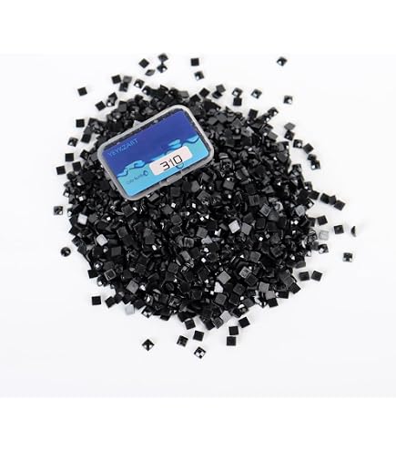 Perles Diamant 310 Noir - 3500 Pièces De Rechange Pour Paint Diamant 5D Et DIY Créatif
