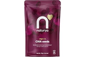 Naturya Organic Chia Seeds 175g Packed with Iron & Calcium
