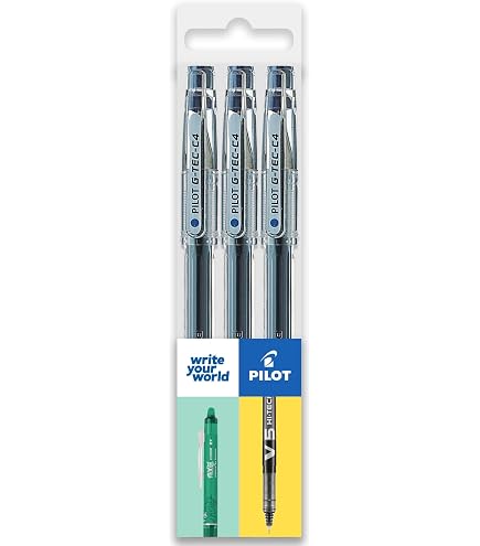 PILOT G-Tec C4 Gelroller – Ultrafeine 0,4 Mm Spitze, 9 Farben Im Set