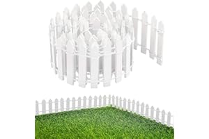 HXSYKJDM 2 Stück Miniature Holzzaun, Miniatur Wichtel Zubehör Miniatur Wichteltür Zaun aus Holz Miniatur Zaun Gartenzaun Holz Holzzaun Deko für Dekorative Ornamente, 5 × 90cm