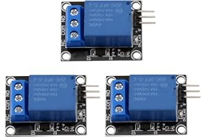 Heevhas 5 V KY-019 1 canal module de relais carte de relais relay module Pour PIC AVR DSP ARM (3 pièces)