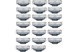 GNALIA Lamette mach 3, 20 Pezzi, Ricariche Lama A Tre Strati, Ideale Per Pelli Sensibili, Perfette Per Contorni Del Viso, Ottimo Regalo Per Padri E Fidanzati