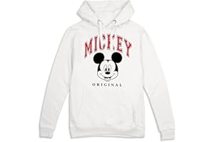 Cotton Soul Disney Mickey Mouse Collegiate - Felpa con cappuccio da donna, colore: Salvia