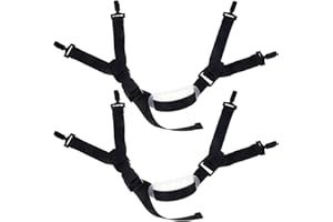Veemoon 2 PièCes Casque De SéCurité MentonnièRe, Jugulaire Casque Chantier Ceinture AntidéRapante pour Universel MentonnièRe Remplacement éLastique Bretelles Accessoires PP