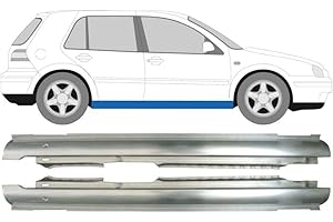 EASYPARTS Door Full Sill Repair Panels/SET OF 2 / Replacements for Volkswagen Golf 4 & for Volkswagen Bora 5 doors 1997-2004 / Unpainted hq steel/For both sides of the car/Fix the rust on your car!