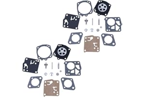 Gubeter Carburetor Repair Kit, For Jonsered 49Sp, 50, 51, 52, 60, 62, 66E Chain Saw,With Hs Series Carburetors - Hs-21D Series & Hs-101C Series, Rk 23Hs