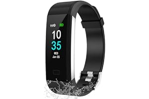 ‎LEBEXY LEBEXY Fitness Armband Schrittzähler, Fitness Tracker mit Kalorienzähler, IP68 Wasserdichter Smartwatch Fitness Uhr Sportuhr Aktivitätstracker