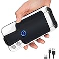 Tera 1D 2D QR Bluetooth Barcode Scanner Wireless Portable Mini Back Clip 2D QR 1D Bar Code Reader with Bluetooth Image Scanning for Android, iOS, Smartphone, Model 0012