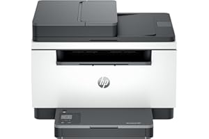 HP LaserJet M235sdw 8J9K7F, Stampante Multifunzione A4, Stampa Fronte e Retro Automatica in Bianco e Nero, 27 ppm, WiFi, Ethernet, USB, ADF, Smart, No Fax, Schermo LCD a icone, Grigia